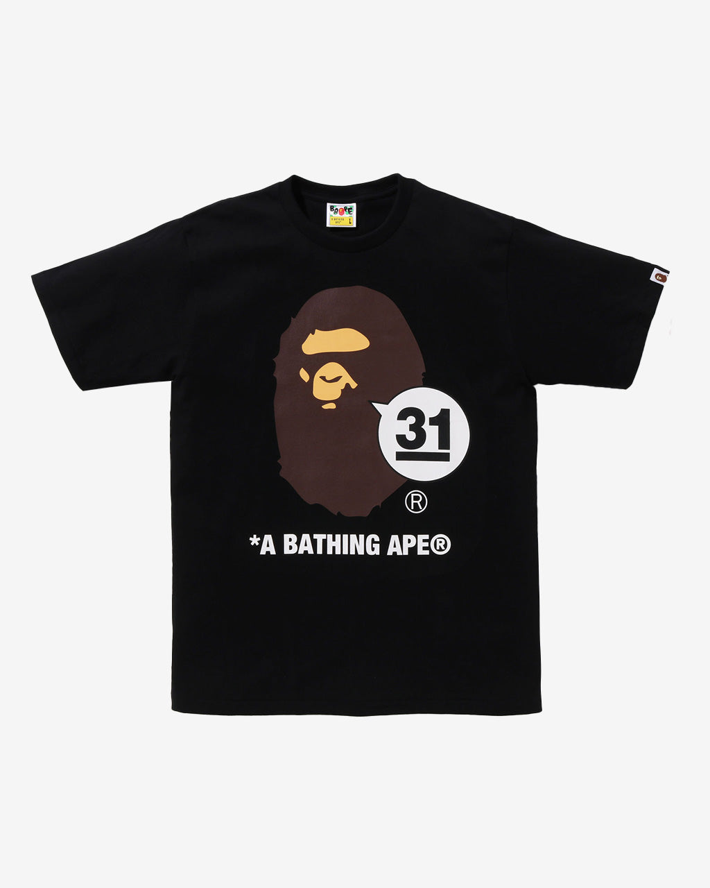 Ape 31st Anniversary Ape Head Tee Black