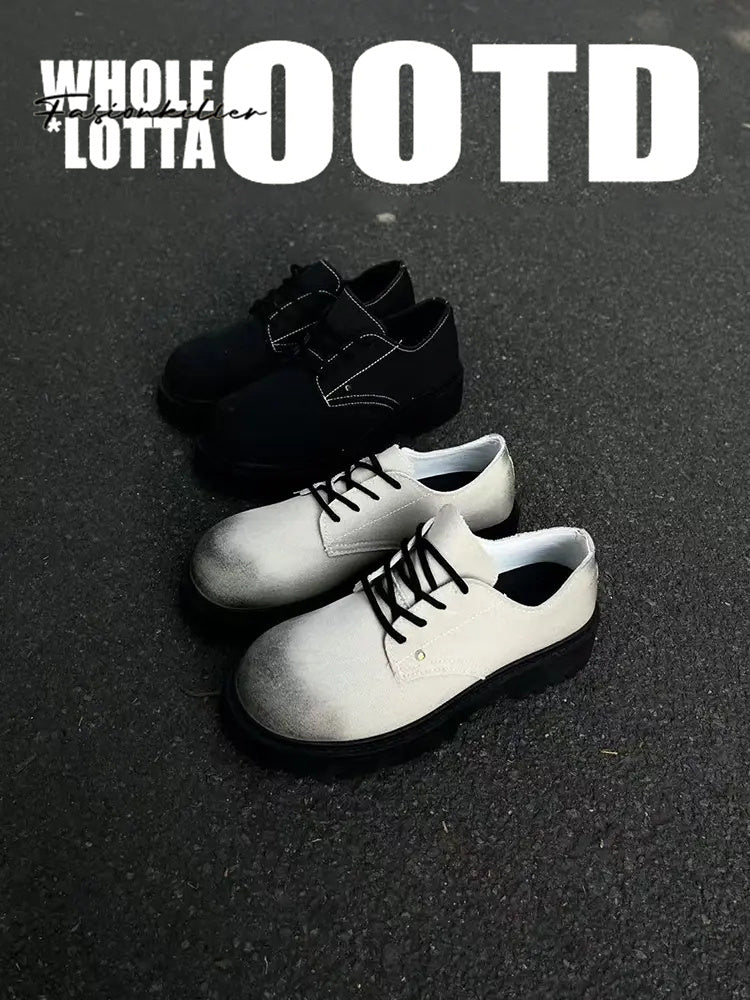 NewRockstarChoppa Unclaimed – Retro Denim Derby Loafers