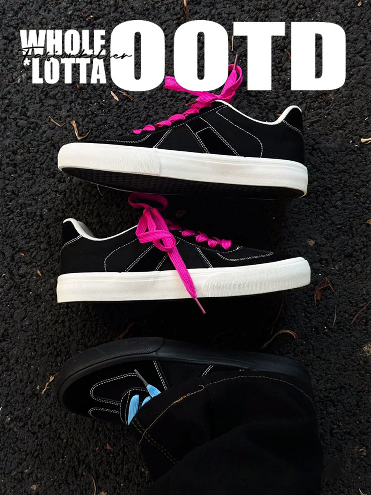 FIRSTCORNER Canvas Line – Unisex Minimal Sneakers