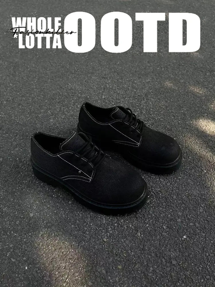 NewRockstarChoppa Unclaimed – Retro Denim Derby Loafers