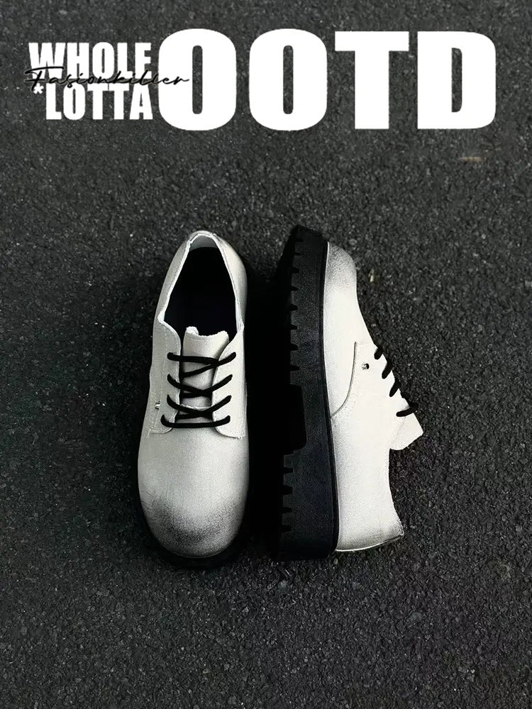 NewRockstarChoppa Unclaimed – Retro Denim Derby Loafers