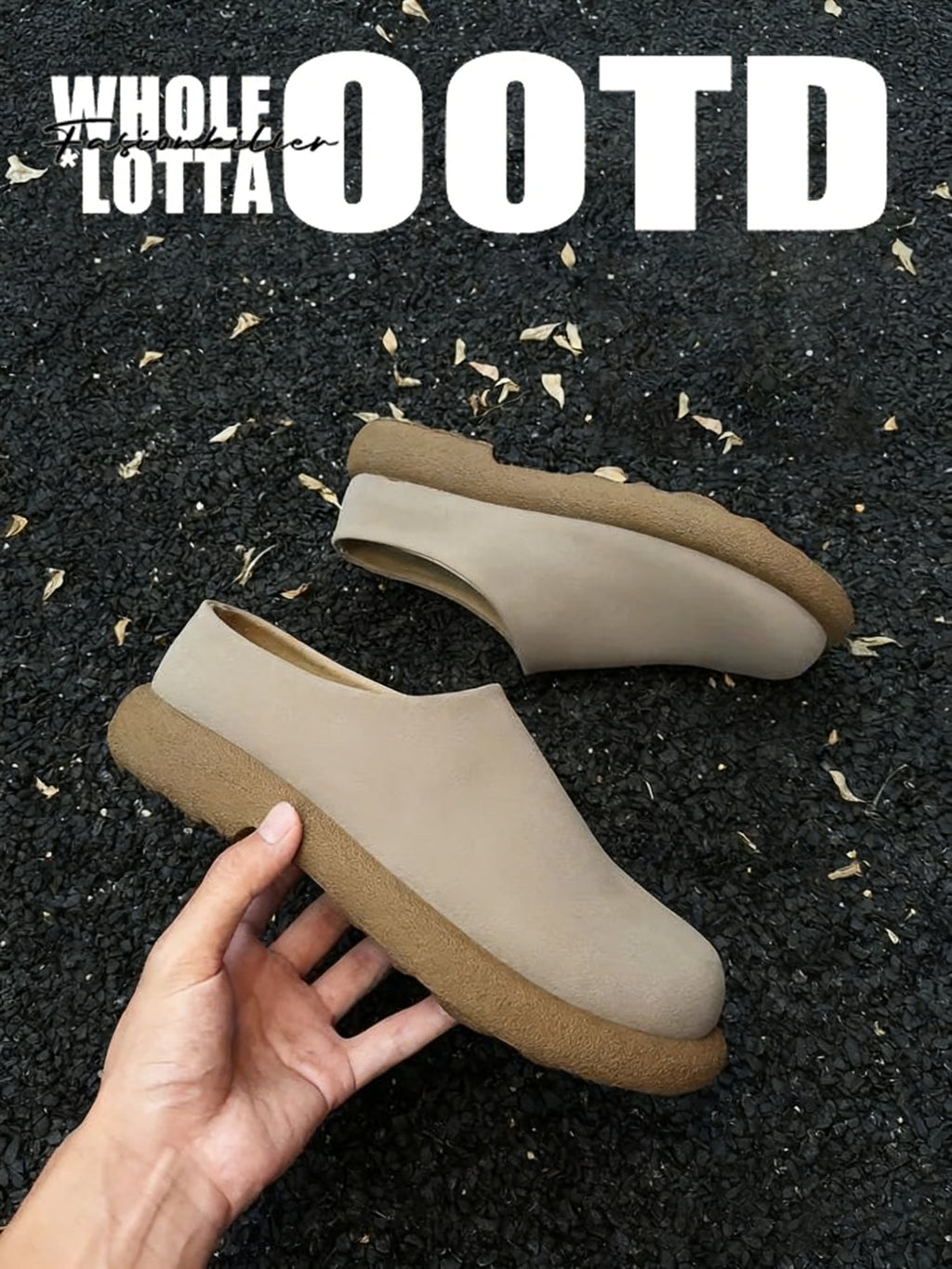 FIRSTCORNER CleanLine Mule – Minimalist Leather Closed-Toe Slip-Ons