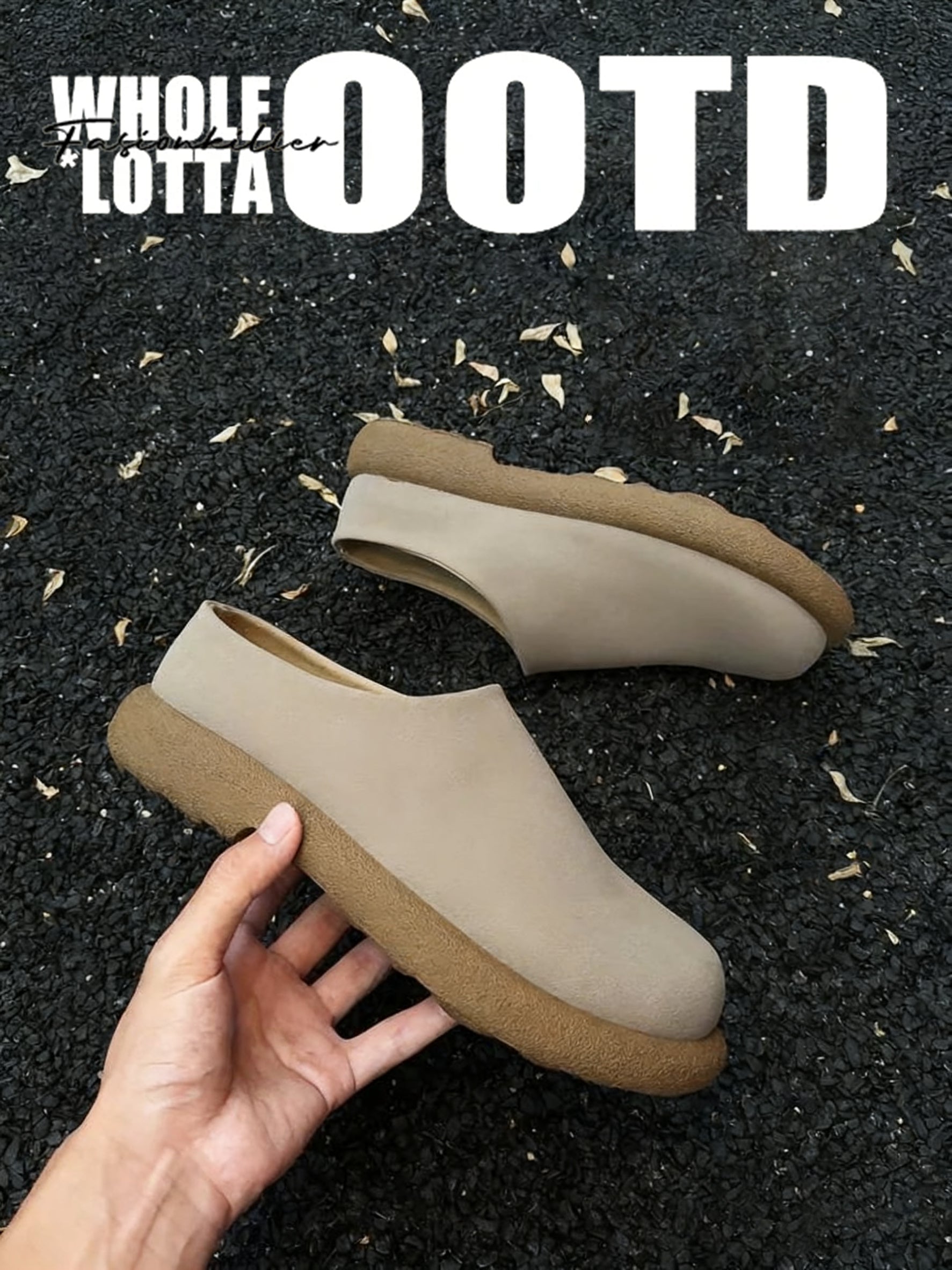 FIRSTCORNER CleanLine Mule – Minimalist Leather Closed-Toe Slip-Ons