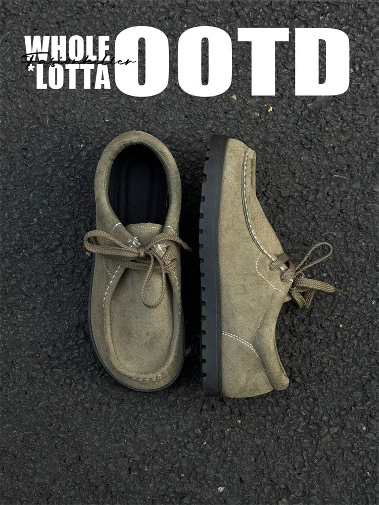 FIRSTCORNER® Kangaroo Court – Retro Slip-On Birk Sneakers