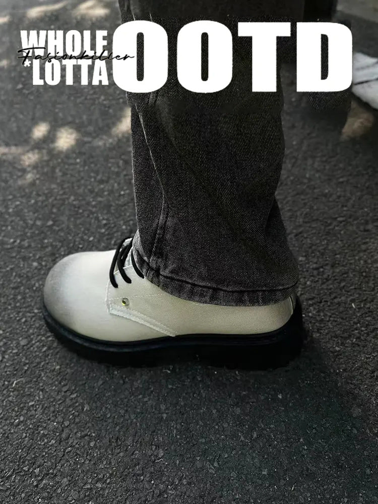 NewRockstarChoppa Unclaimed – Retro Denim Derby Loafers