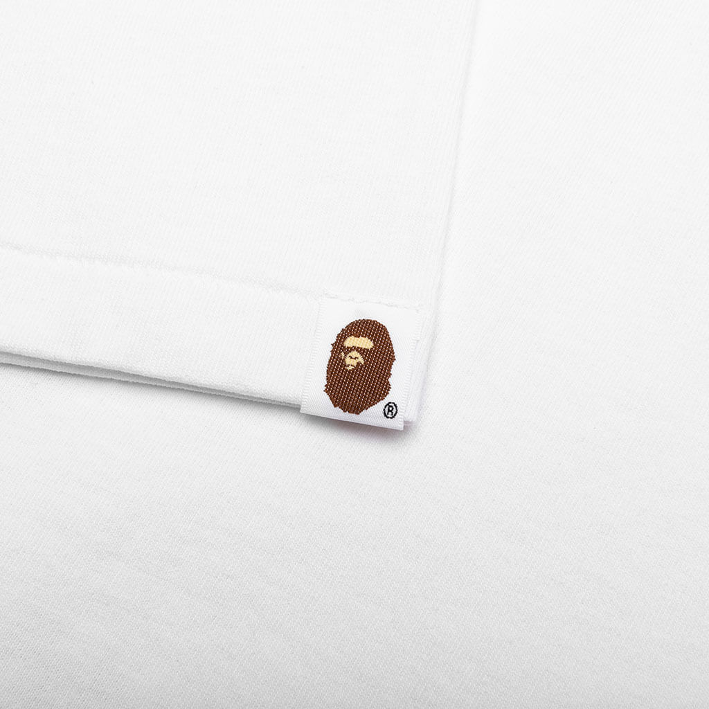 ape Check By Bathing Ape Tee  - White