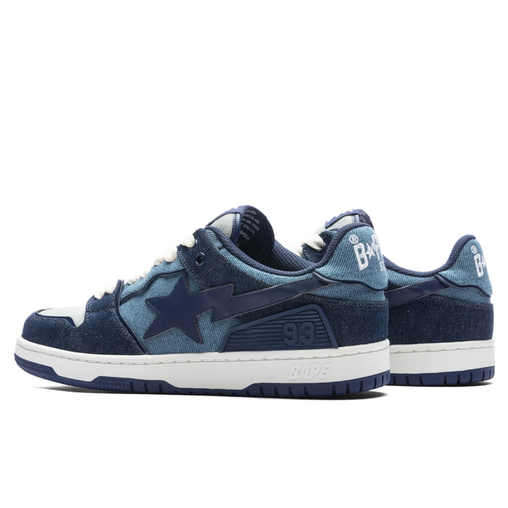 Ape Sk8 Sta Denim - Indigo