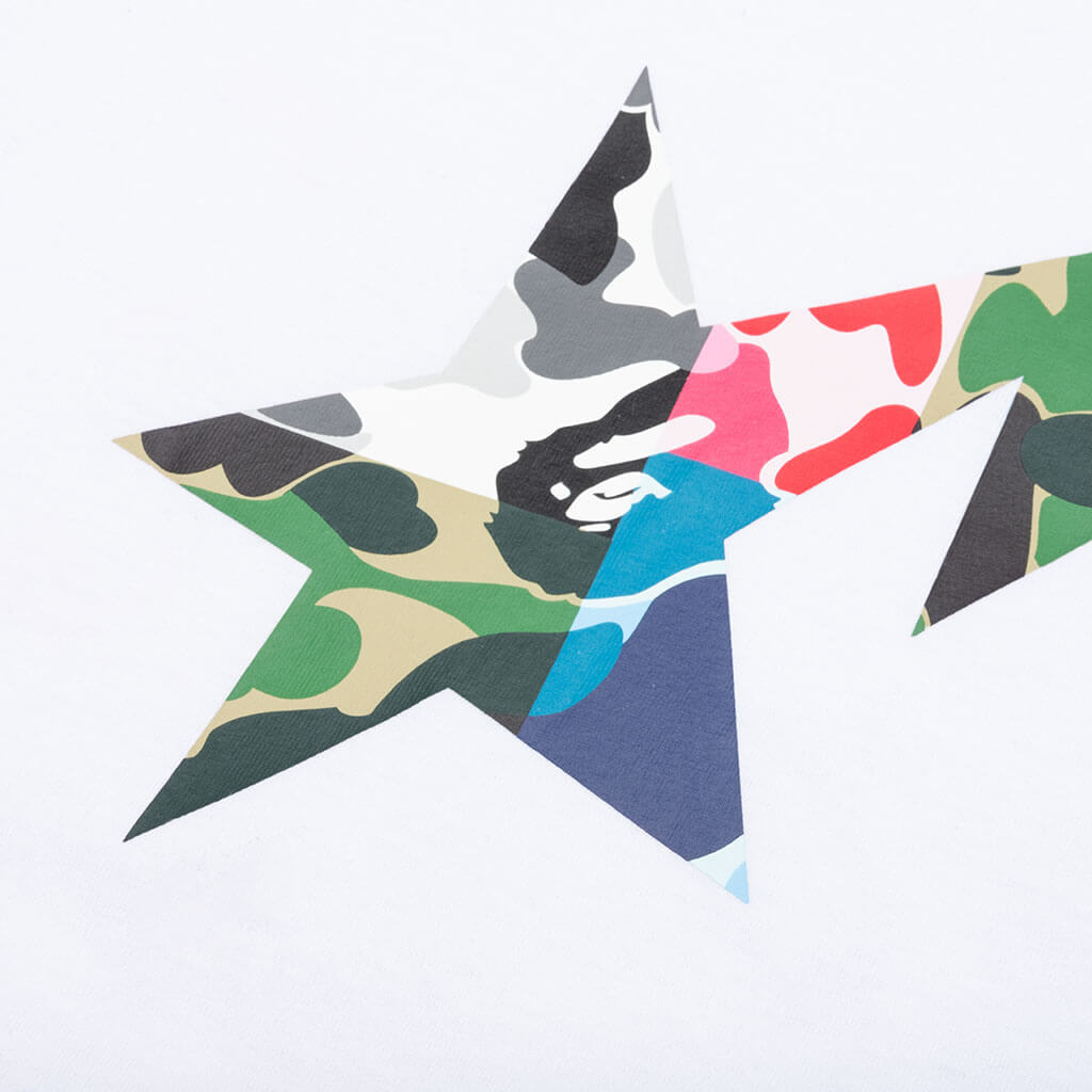 ABC Cao Crazy Sta Logo Tee - White