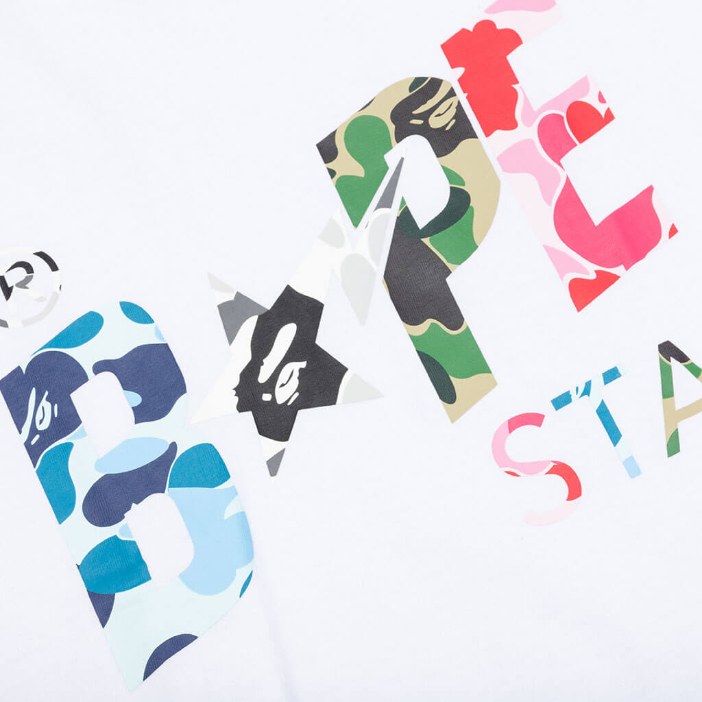 ABC Cao Crazy Sta Logo Tee - White