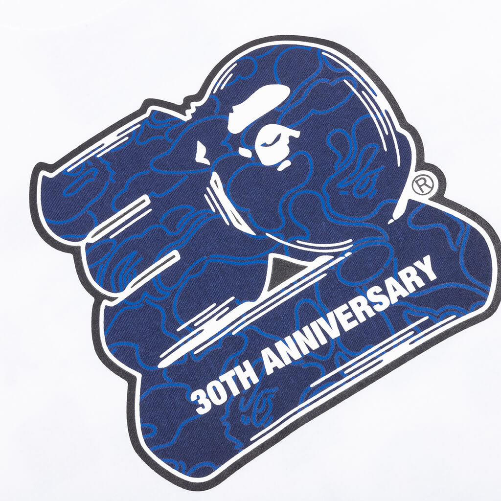 Ape 30th Anniversary Tee #2 - White/Navy