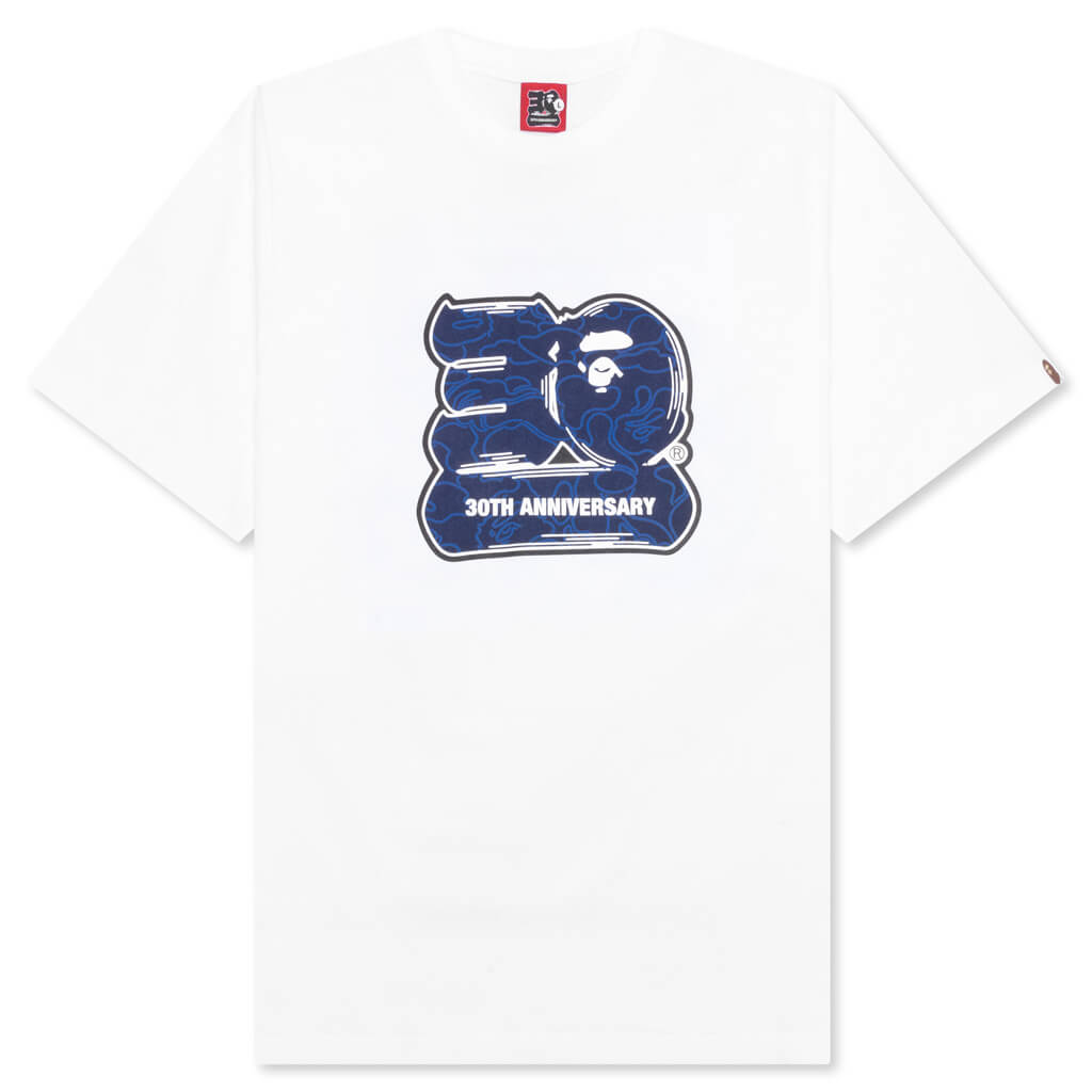 Ape 30th Anniversary Tee #2 - White/Navy