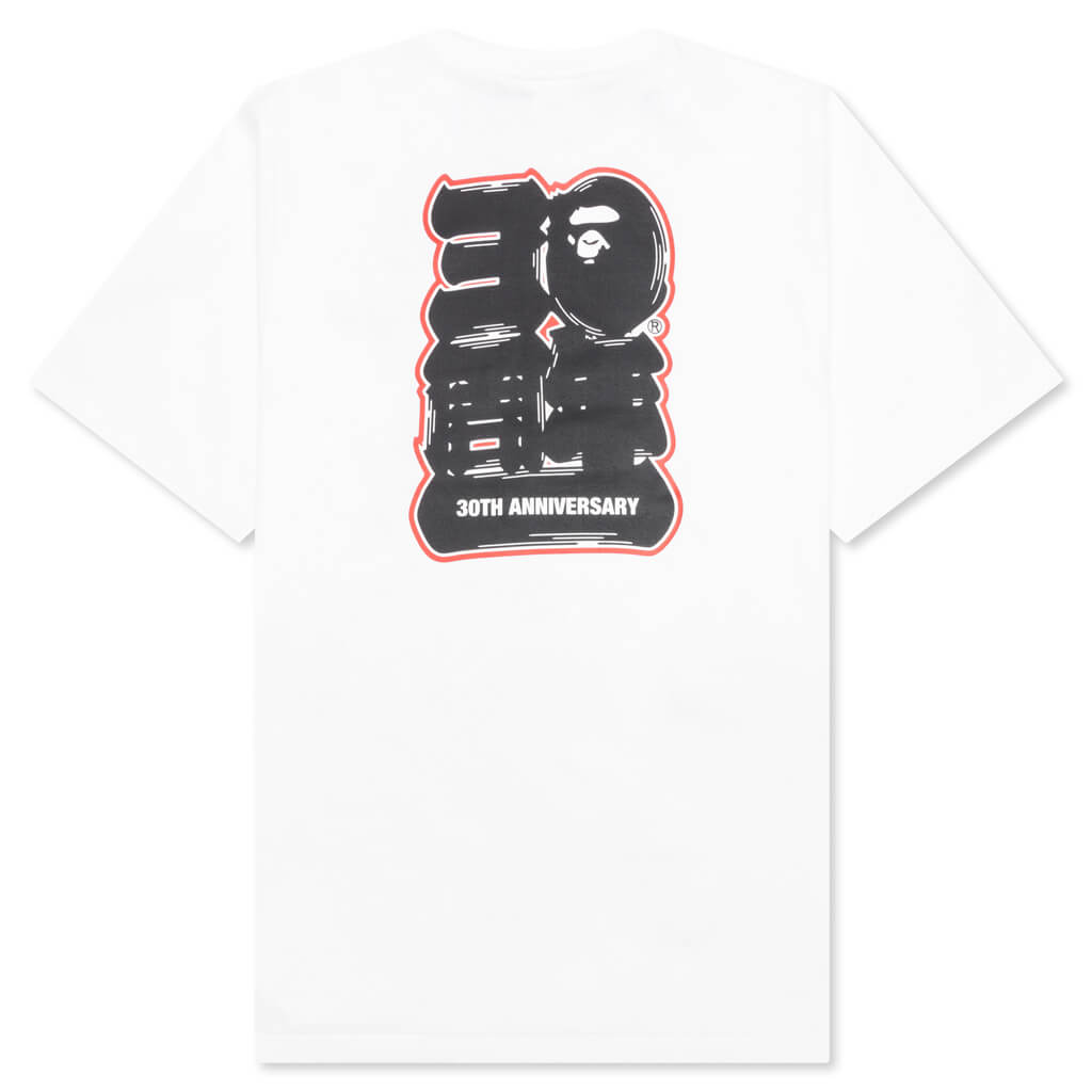 Ape 30th Anniversary Ape Head Tee - White/Navy