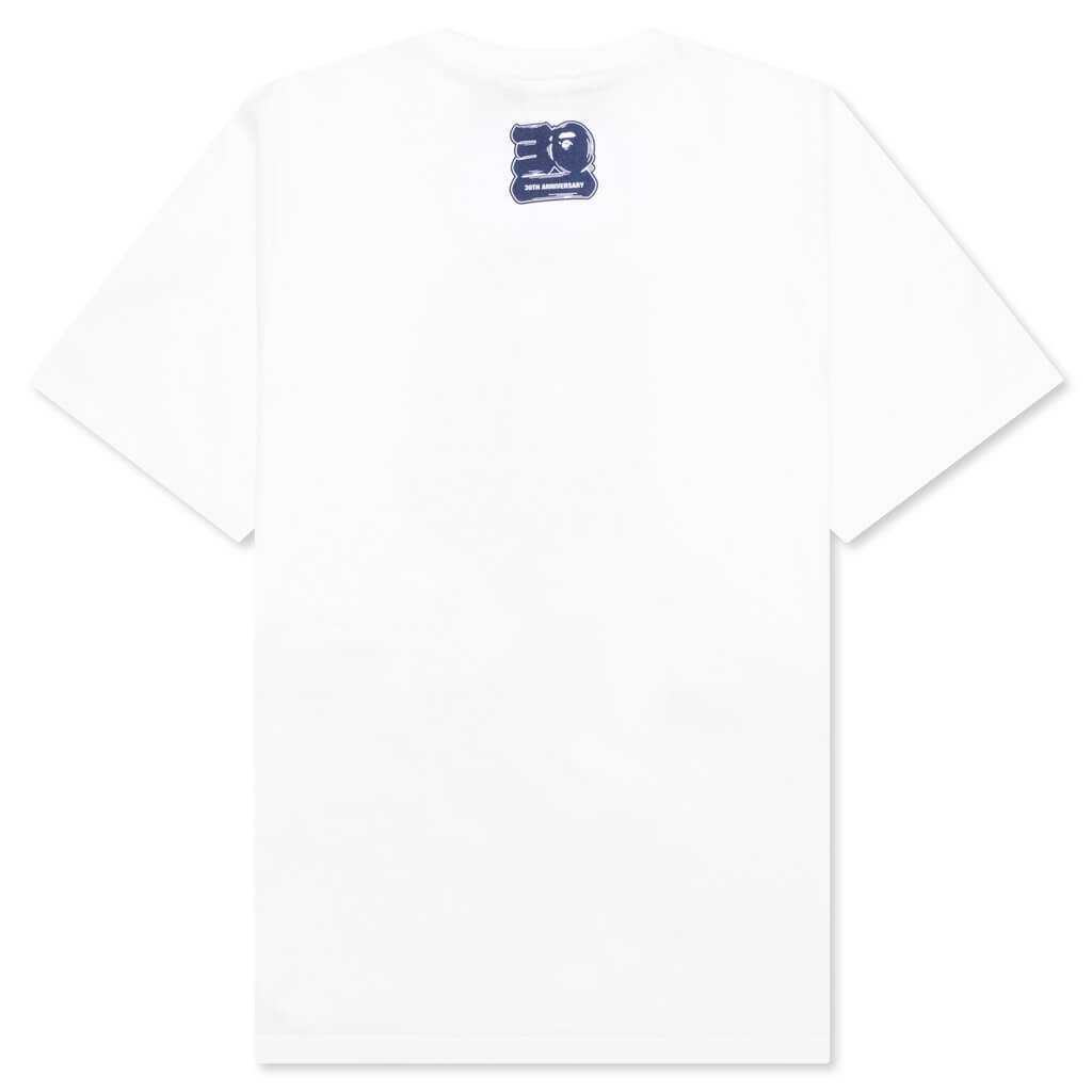 Ape 30th Anniversary Tee #1 M - White/Navy