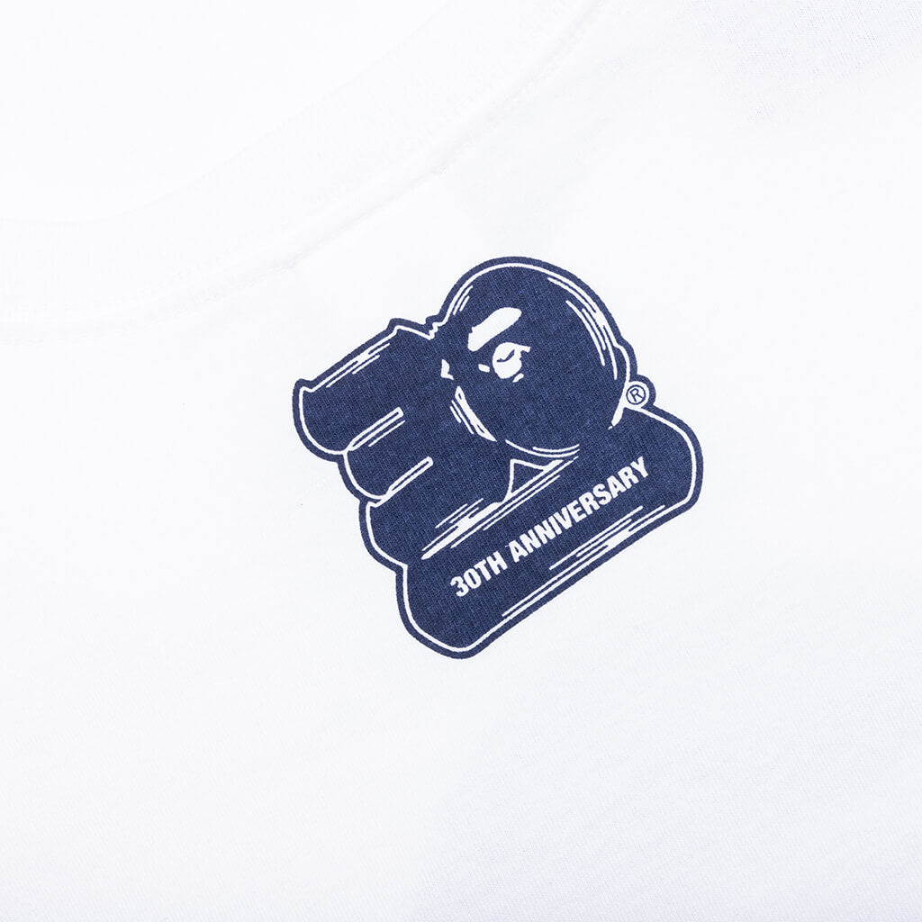 Ape 30th Anniversary Tee #1 M - White/Navy