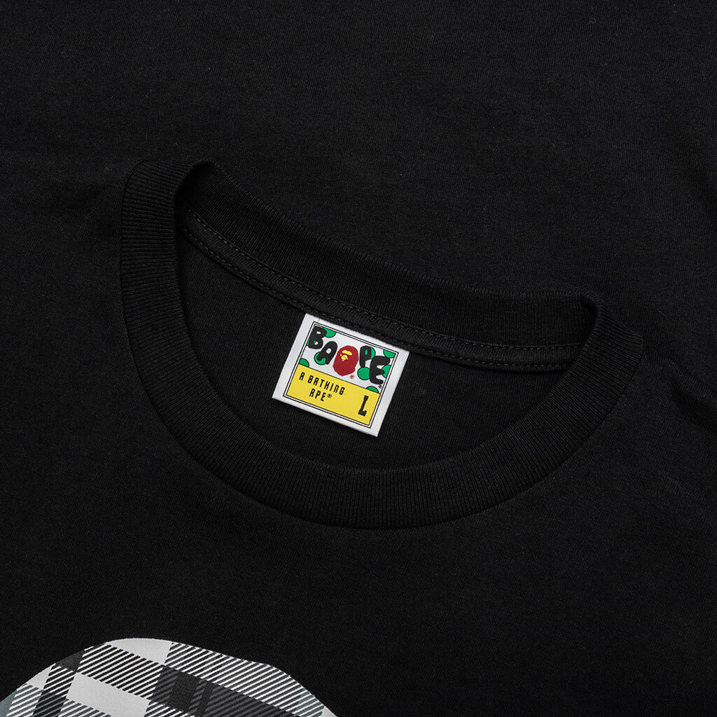 Ape Check by Bathing Ape Tee - Black