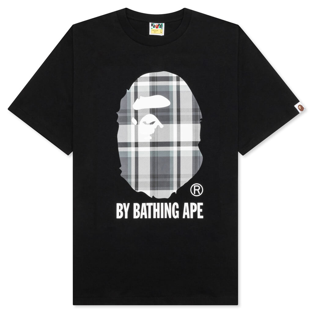 Ape Check by Bathing Ape Tee - Black