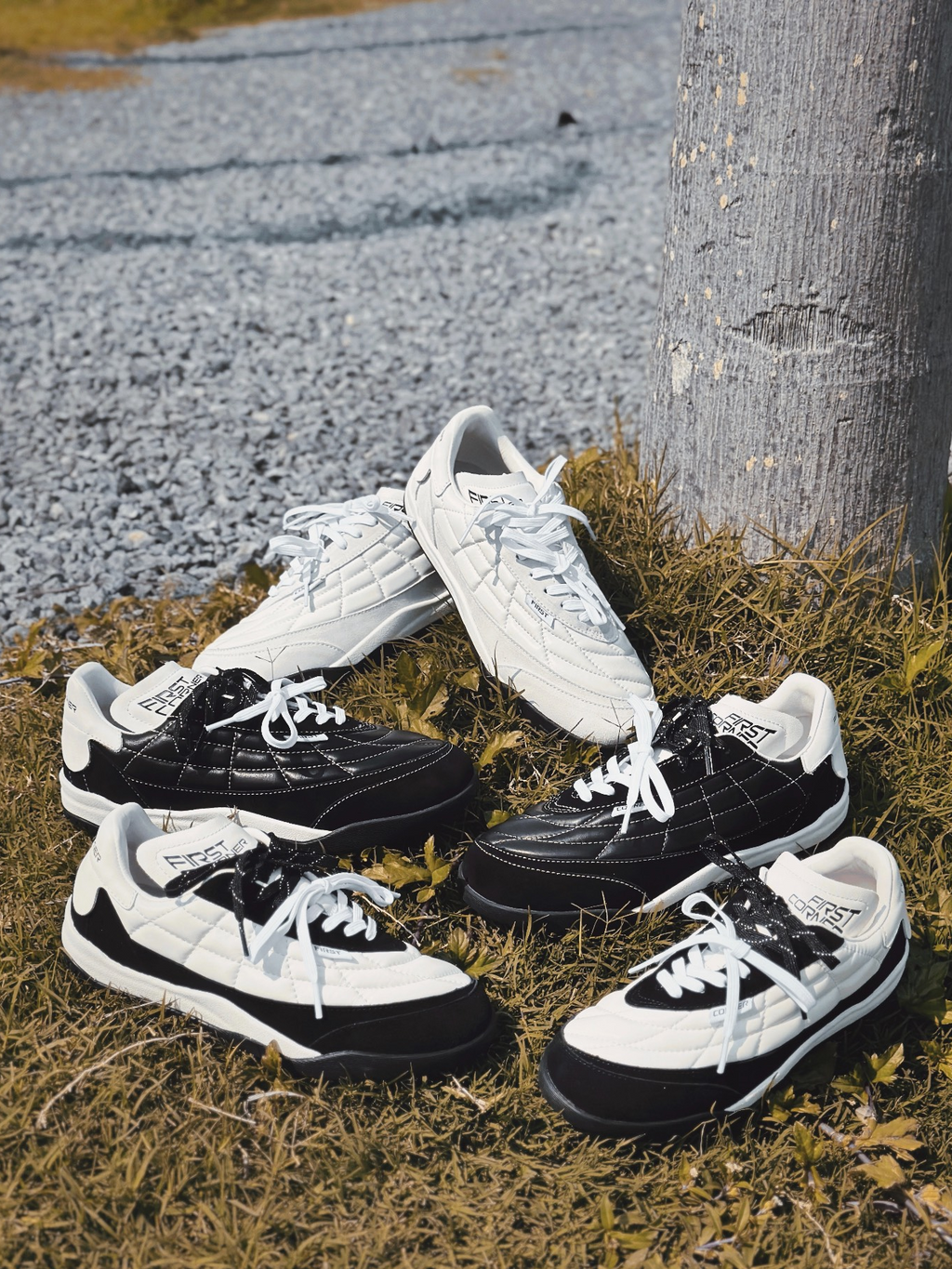 VORTEX90 by FIRSTCORNER | Handcrafted Retro Sheepskin Sneakers