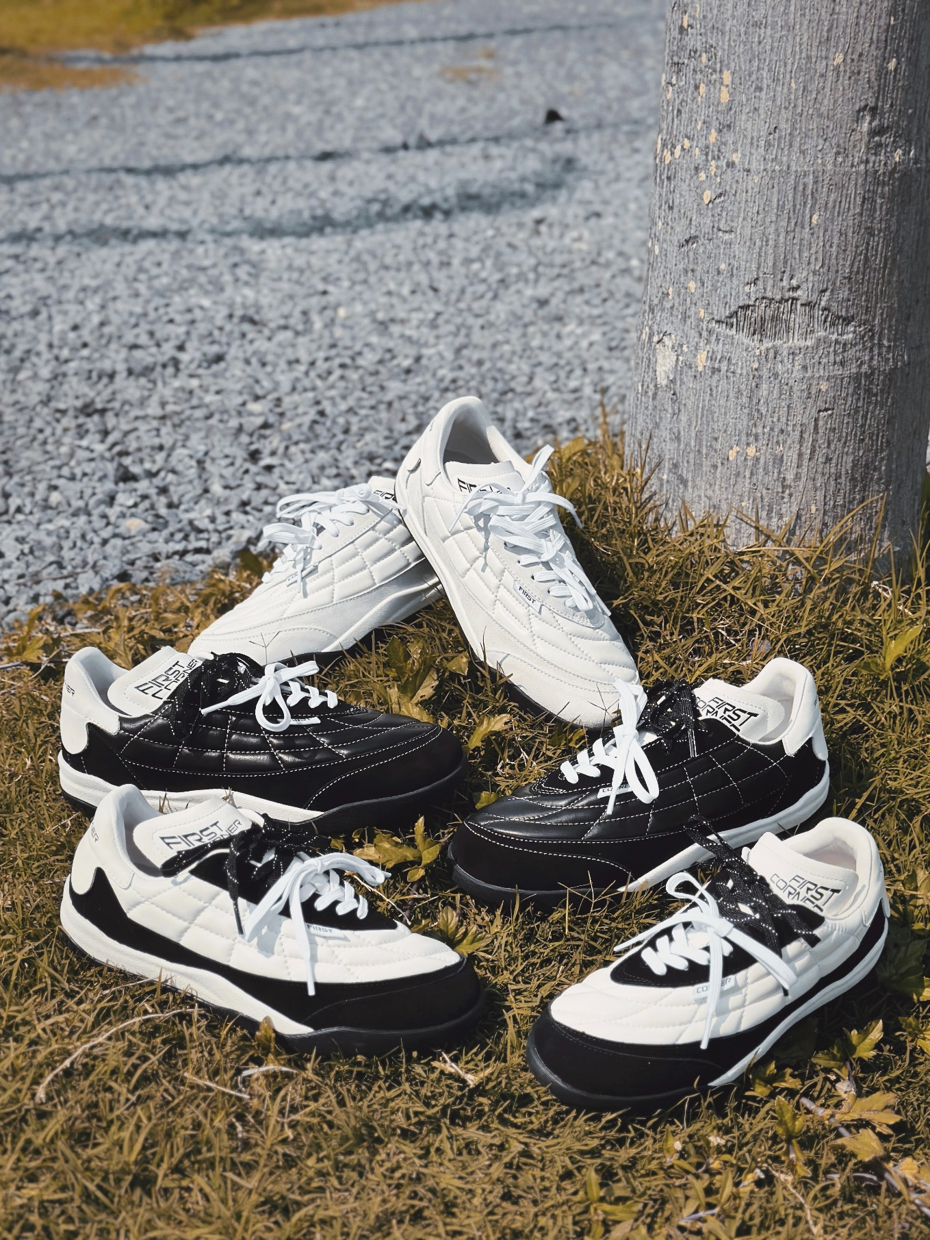 VORTEX90 by FIRSTCORNER | Handcrafted Retro Sheepskin Sneakers