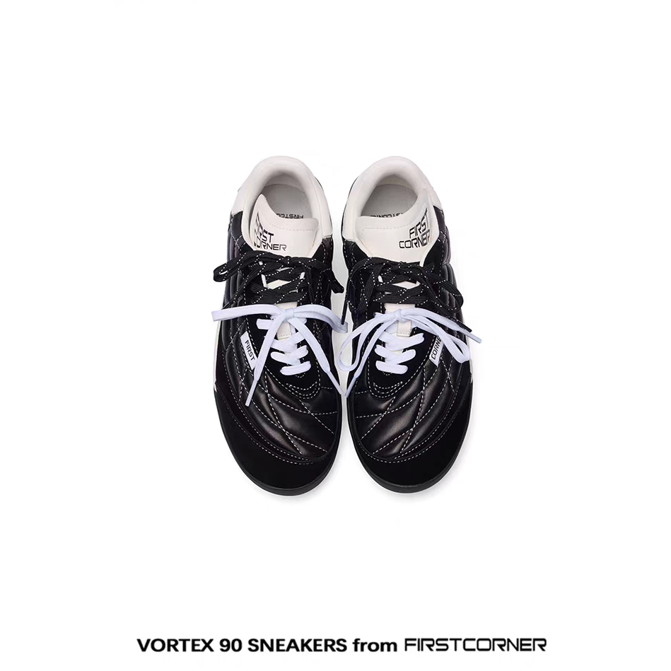 VORTEX90. by FIRSTCORNER | Handcrafted Retro Sheepskin Sneakers