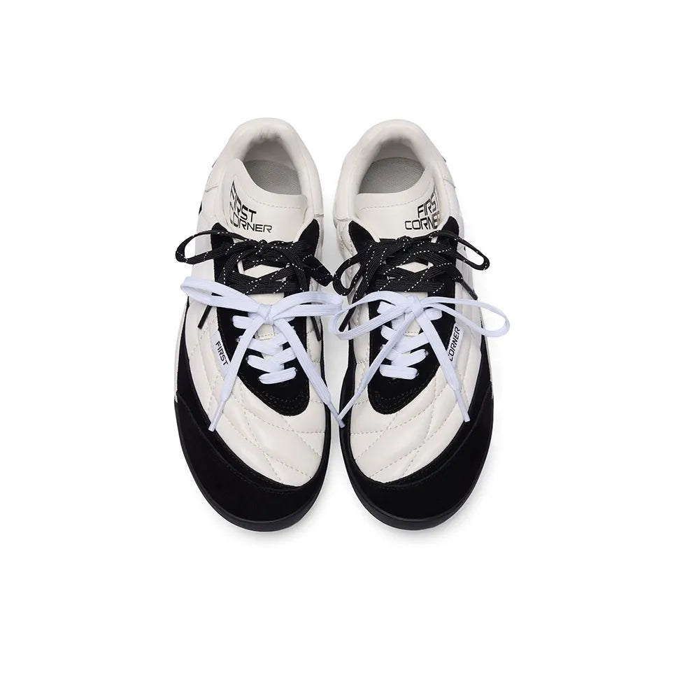 FIRST CORNER VORTEX 90 Retro Sheepskin Sneakers