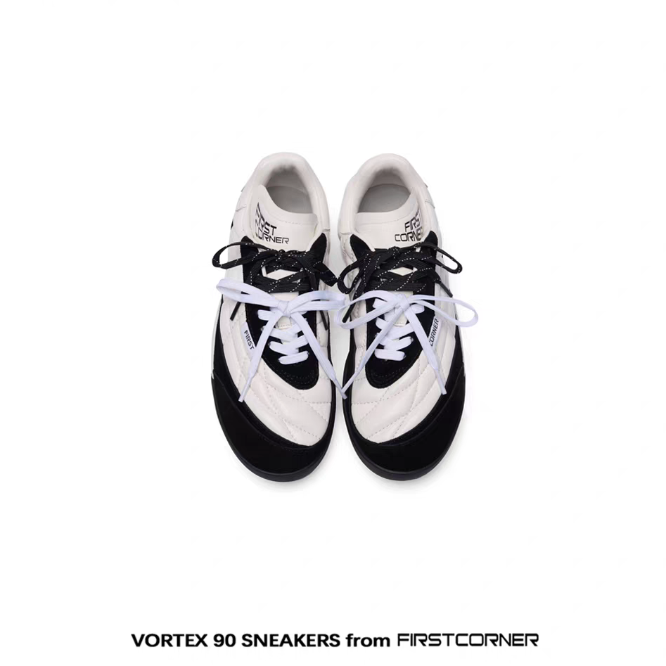 FIRST CORNER VORTEX 90 Retro Sheepskin Sneakers