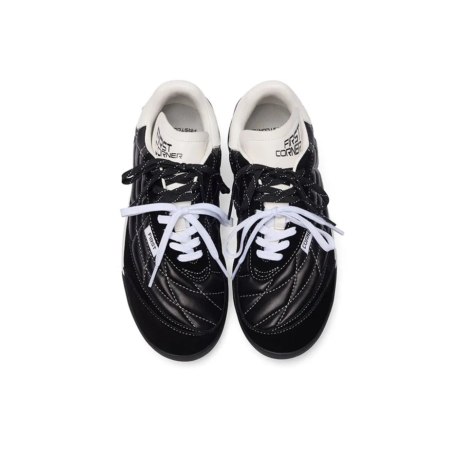 VORTEX90. by FIRSTCORNER | Handcrafted Retro Sheepskin Sneakers